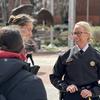 Dr Griffin on Campus