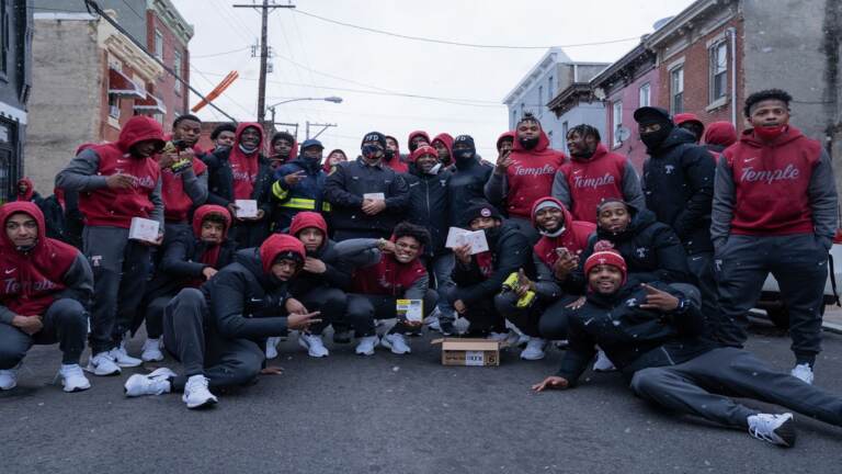 After tragic fire, firefighters and Temple football players teamed up to install smoke alarms
