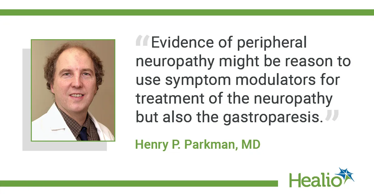Peripheral neuropathy common in patients with idiopathic, diabetic gastroparesis