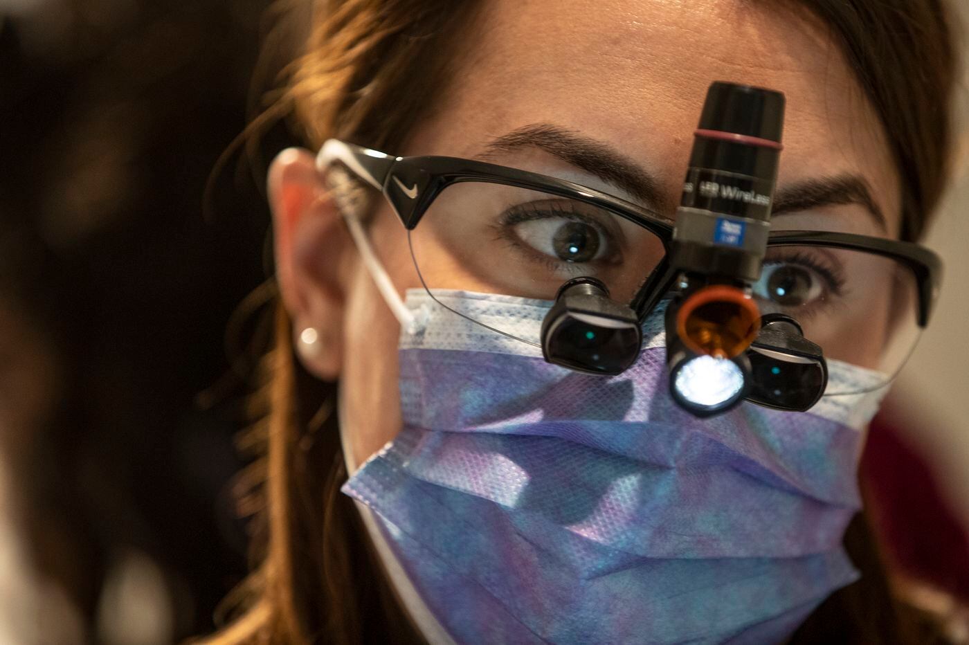 Under the Broad Street line, dentist Janine Burkhardt gets patients smiling again