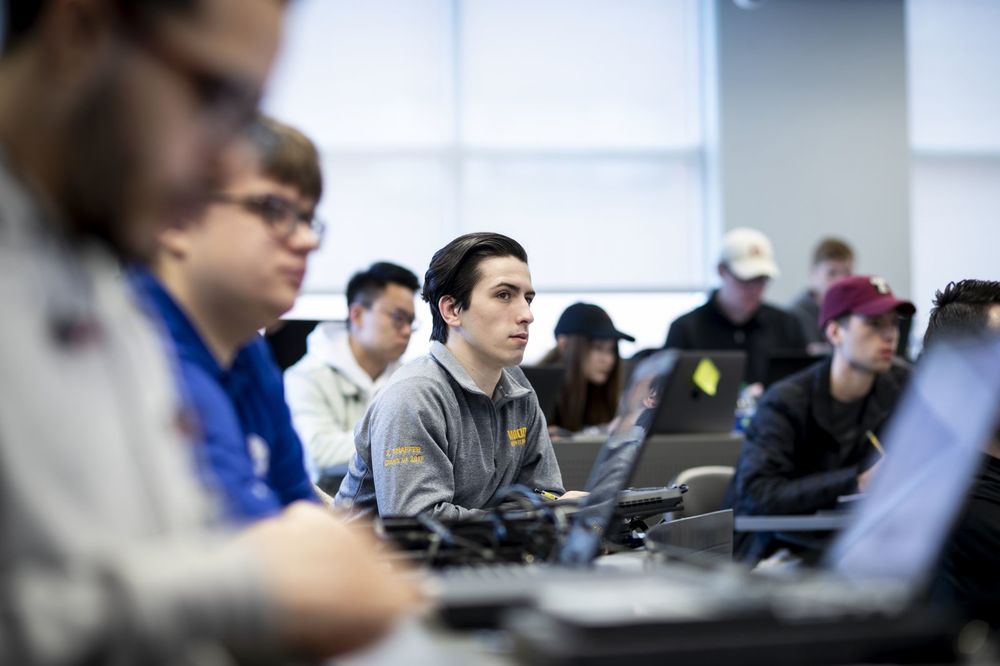 Fox students pay close attention in class.